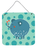 Blue Elephant Wall or Door Hanging Prints BB6733DS66