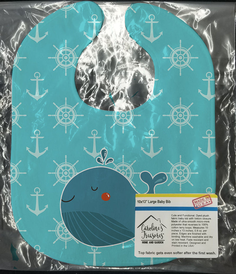 Blue Whale Baby Bib BB6734BIB