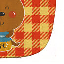 Honey Bear Baby Bib Easy-Clean Baby Bib Baby Feeding Accessory Baby Mealtime Essential, 10 x 13, Multicolor