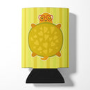 Turtle with Glasses Can or Bottle Hugger Cooler Sleeve for Standard 12 oz Cans, Insulated Foam Beer & Soda Can Hugger Reusable