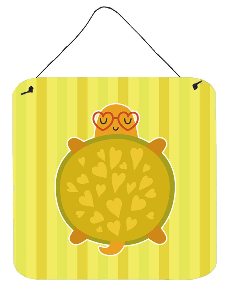 Turtle with Glasses Wall or Door Hanging Prints BB6736DS66