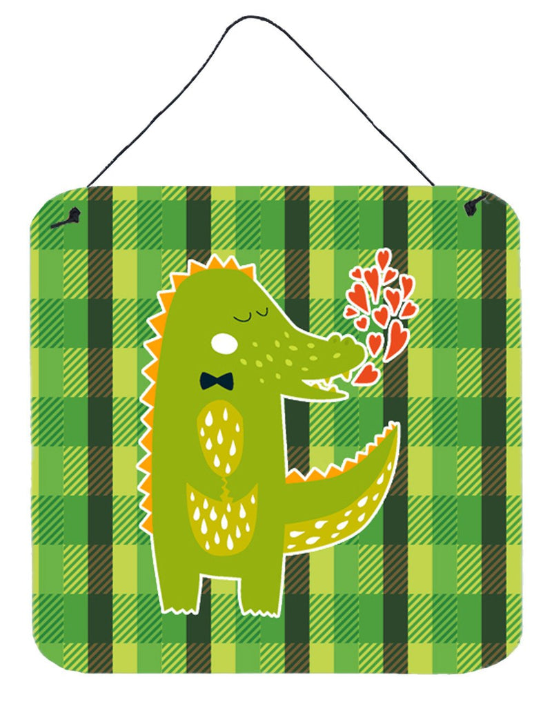 Alligator Love Wall or Door Hanging Prints BB6741DS66