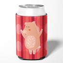 Dancing Pig Can or Bottle Hugger Cooler Sleeve for Standard 12 oz Cans, Insulated Foam Beer & Soda Can Hugger Reusable