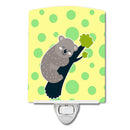 Koala Naptime Ceramic Night Light Compact, UL-Certified, Ideal for Bedroom, Bathroom, Nursery, Hallway, Kitchen, 6x4x3, Multicolor