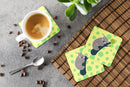 Koala Naptime Foam Coasters Set of 4 Cup Coasters for Indoor Outdoor, Tabletop Protection, Anti Slip, Mouse pad Material