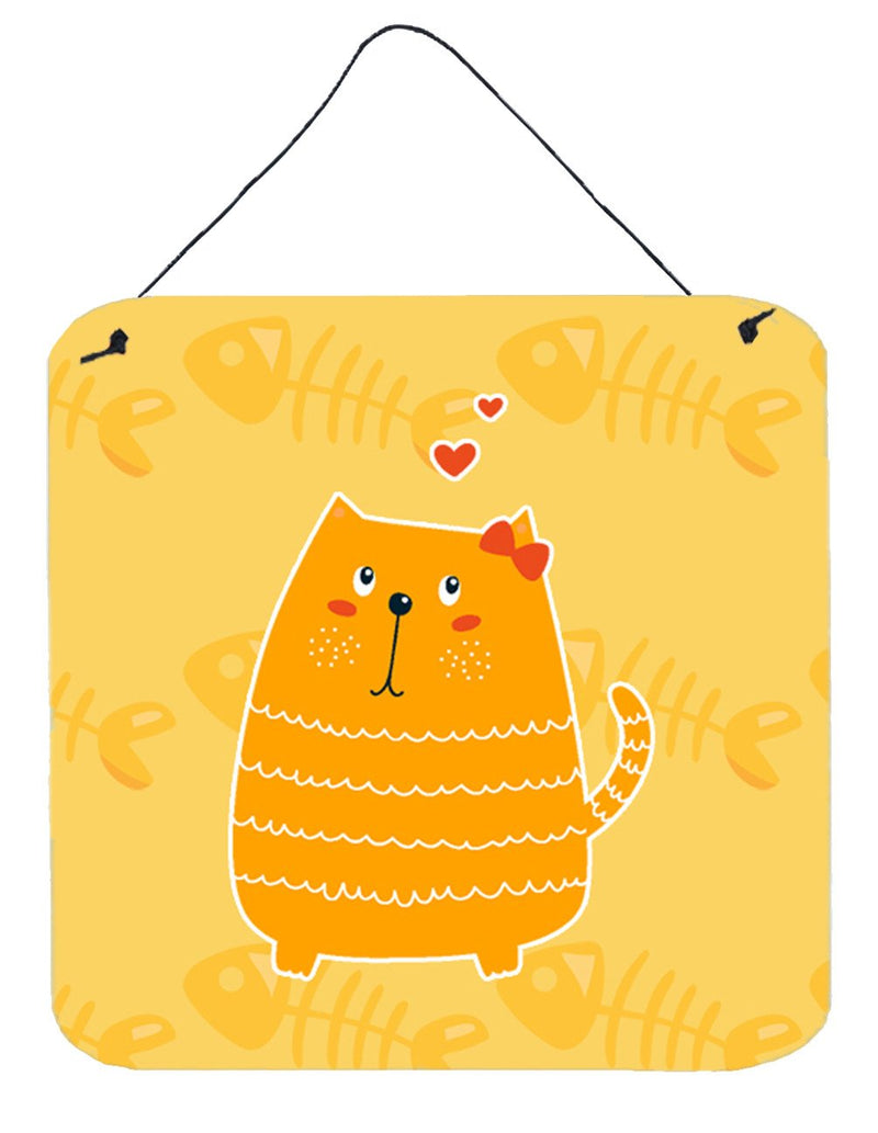 Fat Cat Love Wall or Door Hanging Prints BB6746DS66