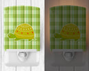 Turtle on the Move Ceramic Night Light Compact, UL-Certified, Ideal for Bedroom, Bathroom, Nursery, Hallway, Kitchen, 6x4x3, Multicolor