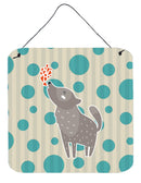 Wolf Love Wall or Door Hanging Prints BB6752DS66