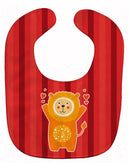 Lion Love Baby Bib Easy-Clean Baby Bib Baby Feeding Accessory Baby Mealtime Essential, 10 x 13, Multicolor