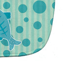 Polkadot Fish Baby Bib Easy-Clean Baby Bib Baby Feeding Accessory Baby Mealtime Essential, 10 x 13, Multicolor