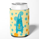 Polkadot Rabbit Can or Bottle Hugger Cooler Sleeve for Standard 12 oz Cans, Insulated Foam Beer & Soda Can Hugger Reusable