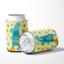 Polkadot Rabbit Can or Bottle Hugger Cooler Sleeve for Standard 12 oz Cans, Insulated Foam Beer & Soda Can Hugger Reusable