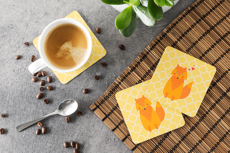 Foxy Love Foam Coaster Set of 4 BB6758FC