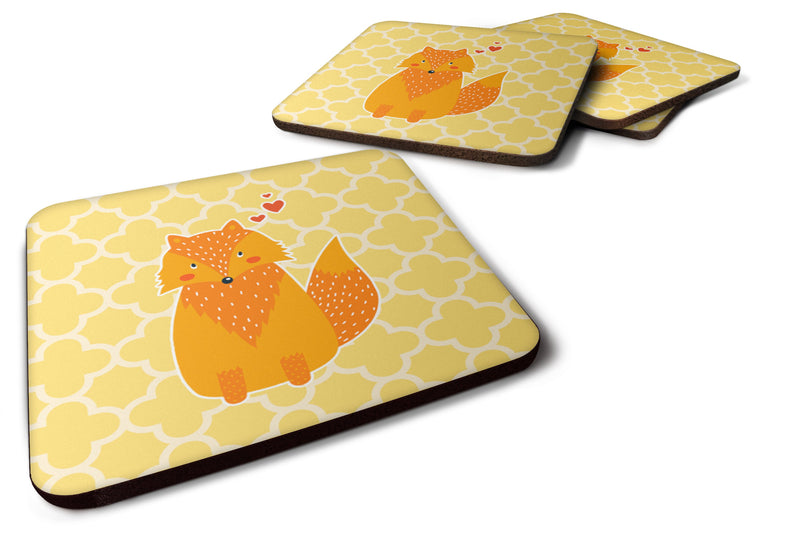 Foxy Love Foam Coaster Set of 4 BB6758FC