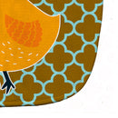 Bird on Quatrfoil Baby Bib Easy-Clean Baby Bib Baby Feeding Accessory Baby Mealtime Essential, 10 x 13, Multicolor