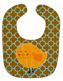 Bird on Quatrfoil Baby Bib Easy-Clean Baby Bib Baby Feeding Accessory Baby Mealtime Essential, 10 x 13, Multicolor