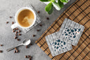 Cow Foam Coasters Set of 4 Cup Coasters for Indoor Outdoor, Tabletop Protection, Anti Slip, Mouse pad Material