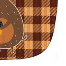 Squirrel with a Nut Baby Bib Easy-Clean Baby Bib Baby Feeding Accessory Baby Mealtime Essential, 10 x 13, Multicolor