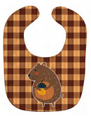 Squirrel with a Nut Baby Bib Easy-Clean Baby Bib Baby Feeding Accessory Baby Mealtime Essential, 10 x 13, Multicolor