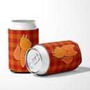 Fox Can or Bottle Hugger Cooler Sleeve for Standard 12 oz Cans, Insulated Foam Beer & Soda Can Hugger Reusable