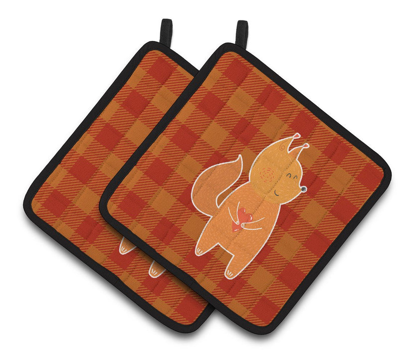 Fox Pair of Pot Holders BB6768PTHD