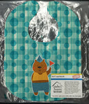 Celebration Bear Baby Bib Easy-Clean Baby Bib Baby Feeding Accessory Baby Mealtime Essential, 10 x 13, Multicolor