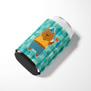 Celebration Bear Can or Bottle Hugger Cooler Sleeve for Standard 12 oz Cans, Insulated Foam Beer & Soda Can Hugger Reusable