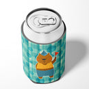 Celebration Bear Can or Bottle Hugger Cooler Sleeve for Standard 12 oz Cans, Insulated Foam Beer & Soda Can Hugger Reusable