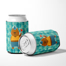 Celebration Bear Can or Bottle Hugger Cooler Sleeve for Standard 12 oz Cans, Insulated Foam Beer & Soda Can Hugger Reusable