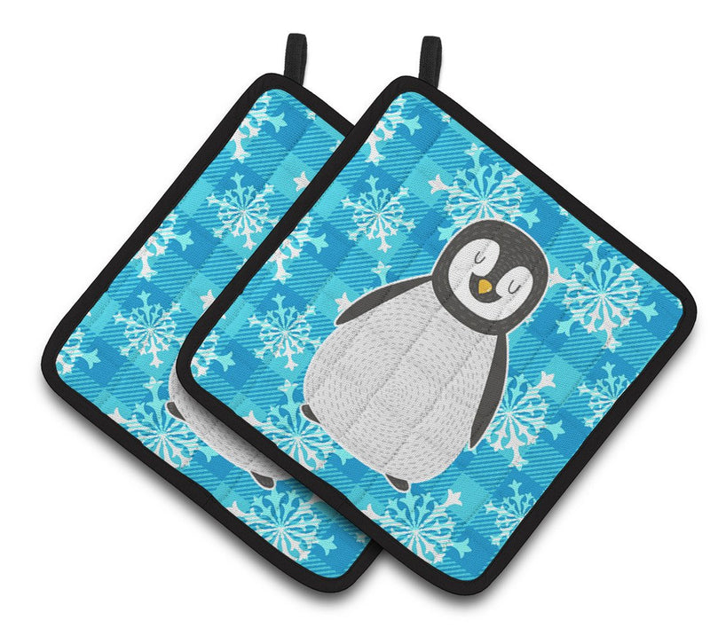 Penguin Pair of Pot Holders BB6771PTHD