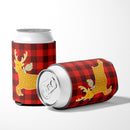 Deer Can or Bottle Hugger Cooler Sleeve for Standard 12 oz Cans, Insulated Foam Beer & Soda Can Hugger Reusable
