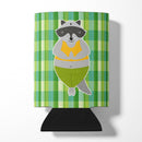 Raccoon Can or Bottle Hugger Cooler Sleeve for Standard 12 oz Cans, Insulated Foam Beer & Soda Can Hugger Reusable