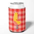 Chicken Can or Bottle Hugger Cooler Sleeve for Standard 12 oz Cans, Insulated Foam Beer & Soda Can Hugger Reusable