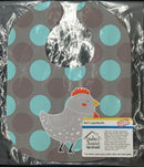Grey Chicken Baby Bib Easy-Clean Baby Bib Baby Feeding Accessory Baby Mealtime Essential, 10 x 13, Multicolor
