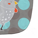 Grey Chicken Baby Bib Easy-Clean Baby Bib Baby Feeding Accessory Baby Mealtime Essential, 10 x 13, Multicolor