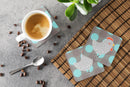 Grey Chicken Foam Coasters Set of 4 Cup Coasters for Indoor Outdoor, Tabletop Protection, Anti Slip, Mouse pad Material