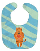 Tiger Baby Bib Easy-Clean Baby Bib Baby Feeding Accessory Baby Mealtime Essential, 10 x 13, Multicolor
