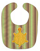 Turtle Baby Bib Easy-Clean Baby Bib Baby Feeding Accessory Baby Mealtime Essential, 10 x 13, Multicolor