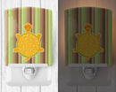 Turtle Ceramic Night Light Compact, UL-Certified, Ideal for Bedroom, Bathroom, Nursery, Hallway, Kitchen, 6x4x3, Multicolor