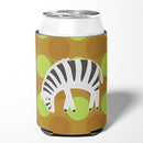 Zebra Can or Bottle Hugger Cooler Sleeve for Standard 12 oz Cans, Insulated Foam Beer & Soda Can Hugger Reusable