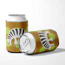 Zebra Can or Bottle Hugger Cooler Sleeve for Standard 12 oz Cans, Insulated Foam Beer & Soda Can Hugger Reusable