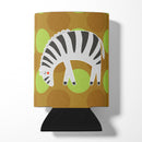 Zebra Can or Bottle Hugger Cooler Sleeve for Standard 12 oz Cans, Insulated Foam Beer & Soda Can Hugger Reusable