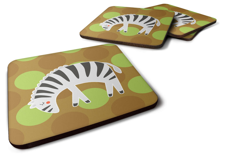 Zebra Foam Coaster Set of 4 BB6787FC