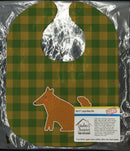 Brown Wolf Baby Bib Easy-Clean Baby Bib Baby Feeding Accessory Baby Mealtime Essential, 10 x 13, Multicolor