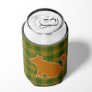 Brown Wolf Can or Bottle Hugger Cooler Sleeve for Standard 12 oz Cans, Insulated Foam Beer & Soda Can Hugger Reusable