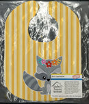 Raccoon Baby Bib Easy-Clean Baby Bib Baby Feeding Accessory Baby Mealtime Essential, 10 x 13, Multicolor