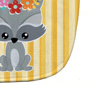 Raccoon Baby Bib Easy-Clean Baby Bib Baby Feeding Accessory Baby Mealtime Essential, 10 x 13, Multicolor