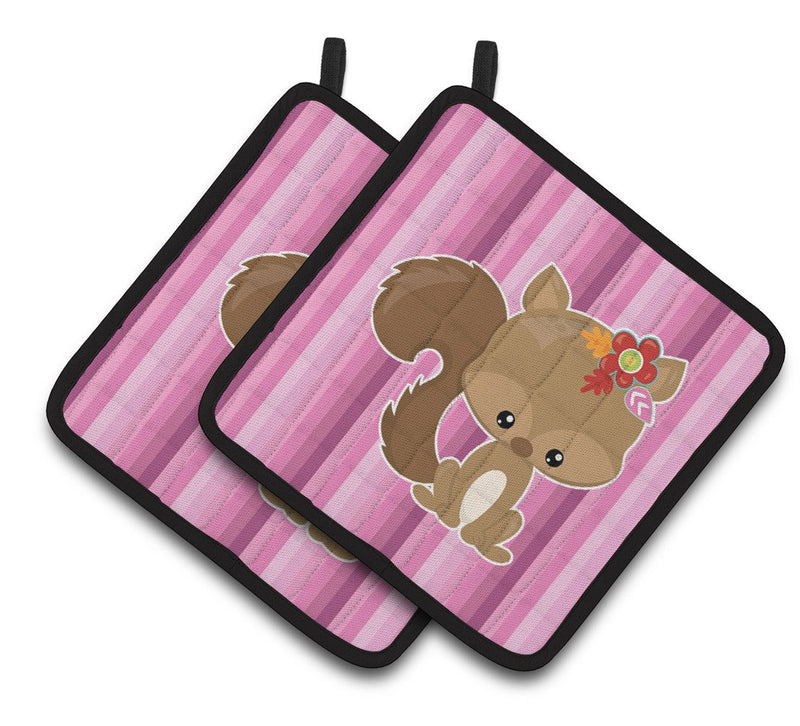 Squirrel Pair of Pot Holders BB6793PTHD