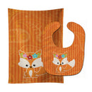 Fox Baby Bib & Burp Cloth Easy-Clean Baby Bib Baby Feeding Accessory Baby Mealtime Essential