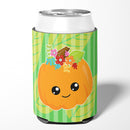 Pumpkin Fall Can or Bottle Hugger Cooler Sleeve for Standard 12 oz Cans, Insulated Foam Beer & Soda Can Hugger Reusable